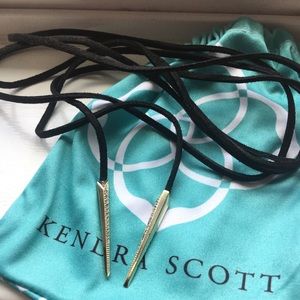 Kendra Scott Pierce Choker -Black and gunmetal